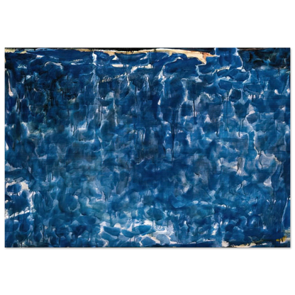 Untitled  SFP53-31  - Sam Francis Brushed Aluminum Print - 70x100 cm / 28x40 inches | Sam Francis Aluminum Print | Sam Francis Prints