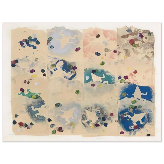 Alighiero Boetti - RANE E SPECCHI 1980 Fine Art Poster - Default Title