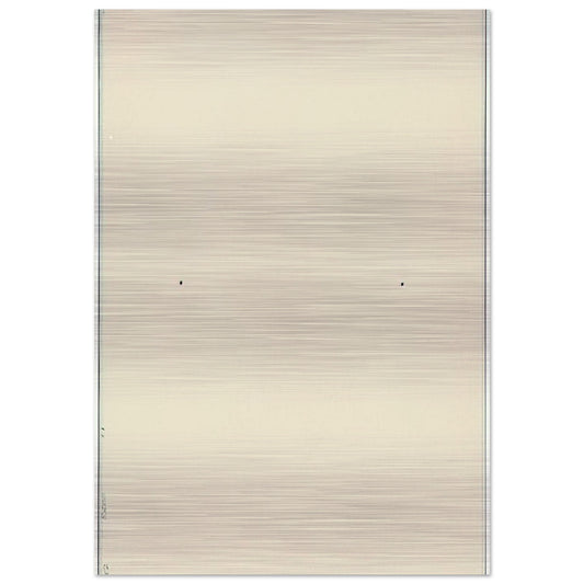 Conversion - Robert Ryman Brushed Aluminum Print - 70x100 cm / 28x40 inches | Robert Ryman Aluminum Print | Robert Ryman Prints