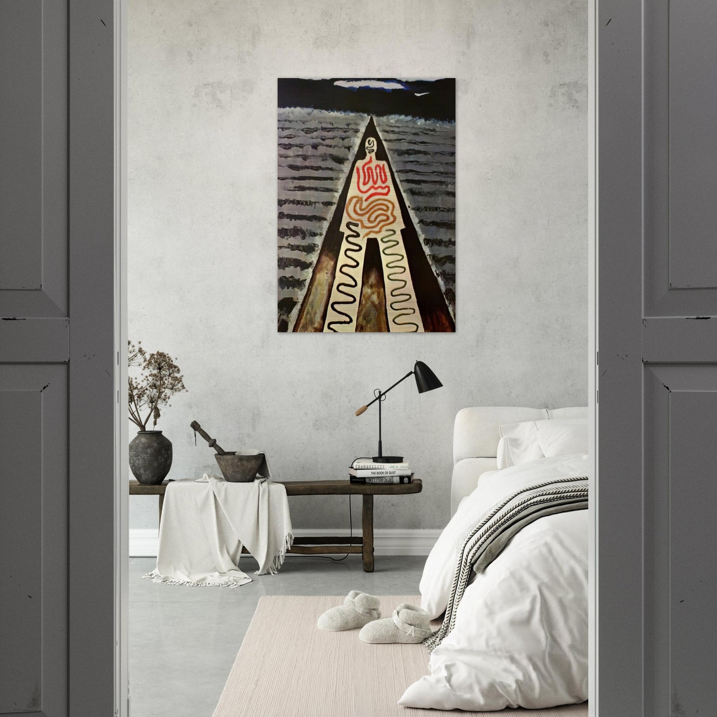 A NIGHT AT SAINT JEAN - Man Ray Brushed Aluminum Print - 70x100 cm / 28x40 inches | Man Ray Aluminum Print | Man Ray Prints