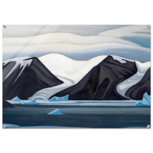 Nerke, Greenland - 1930 - Lawren Harris Acrylic Print - 70x100 cm / 28x40″ inches