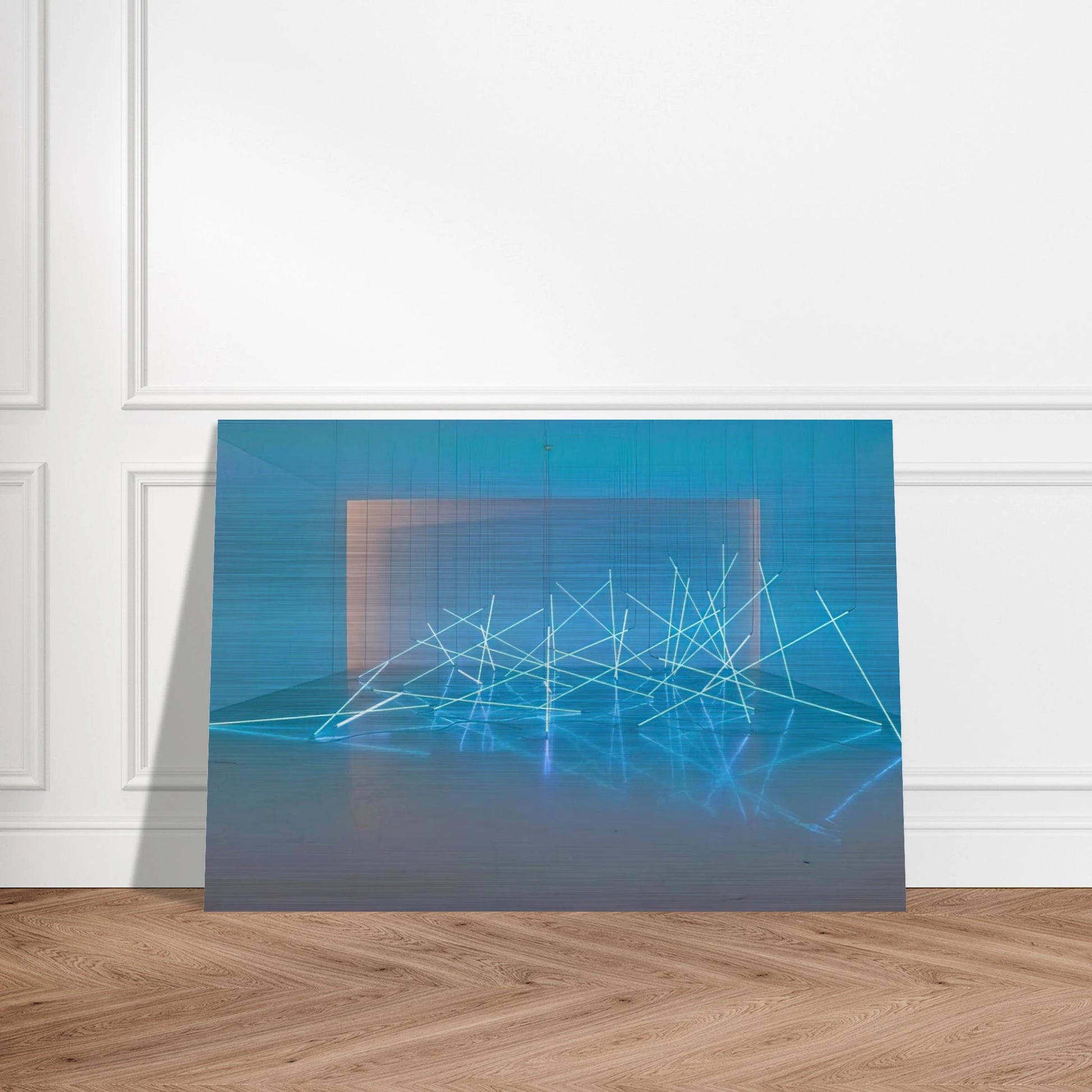 Avalanche - 1996 - Francois Morellet Brushed Aluminum Print - 70x100 cm / 28x40 inches | Francois Morellet Aluminum Print | Francois Morellet Prints