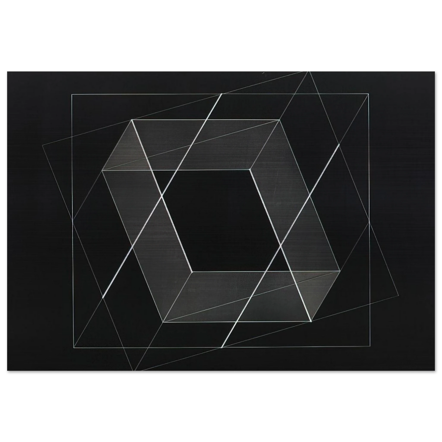 F NO 13 MULTI MOBILE 1952 - Josef Albers Brushed Aluminum Print - 70x100 cm / 28x40 inches | Josef Albers Aluminum Print | Josef Albers Prints