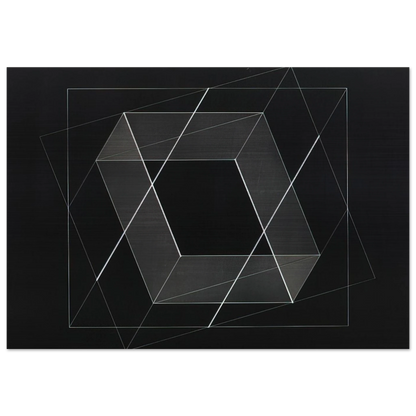 F NO 13 MULTI MOBILE 1952 - Josef Albers Brushed Aluminum Print - 70x100 cm / 28x40 inches | Josef Albers Aluminum Print | Josef Albers Prints
