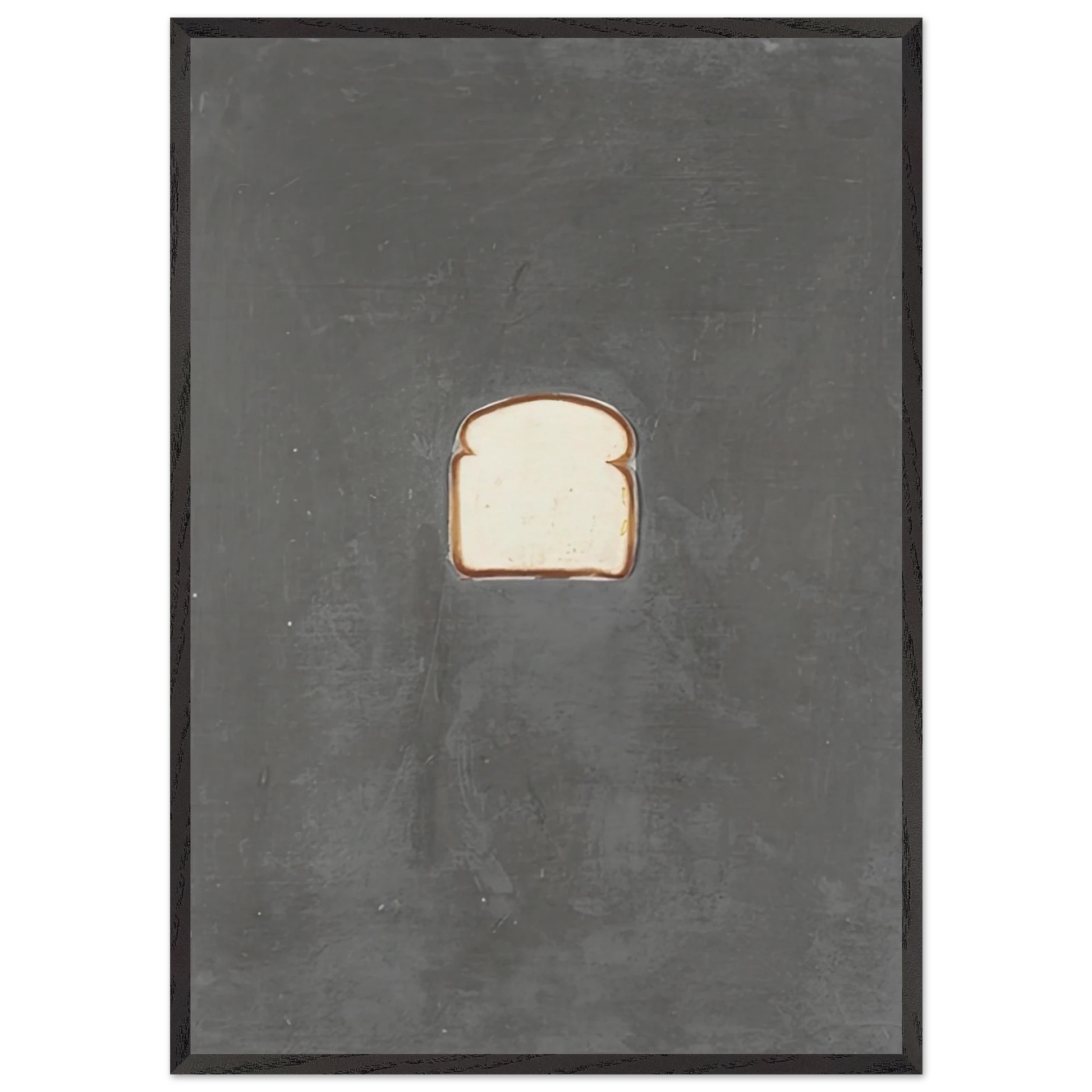 BREAD 1969 - Jasper Johns Framed Art Print – Black Wooden Frame - Default Title - -Framed Art Print