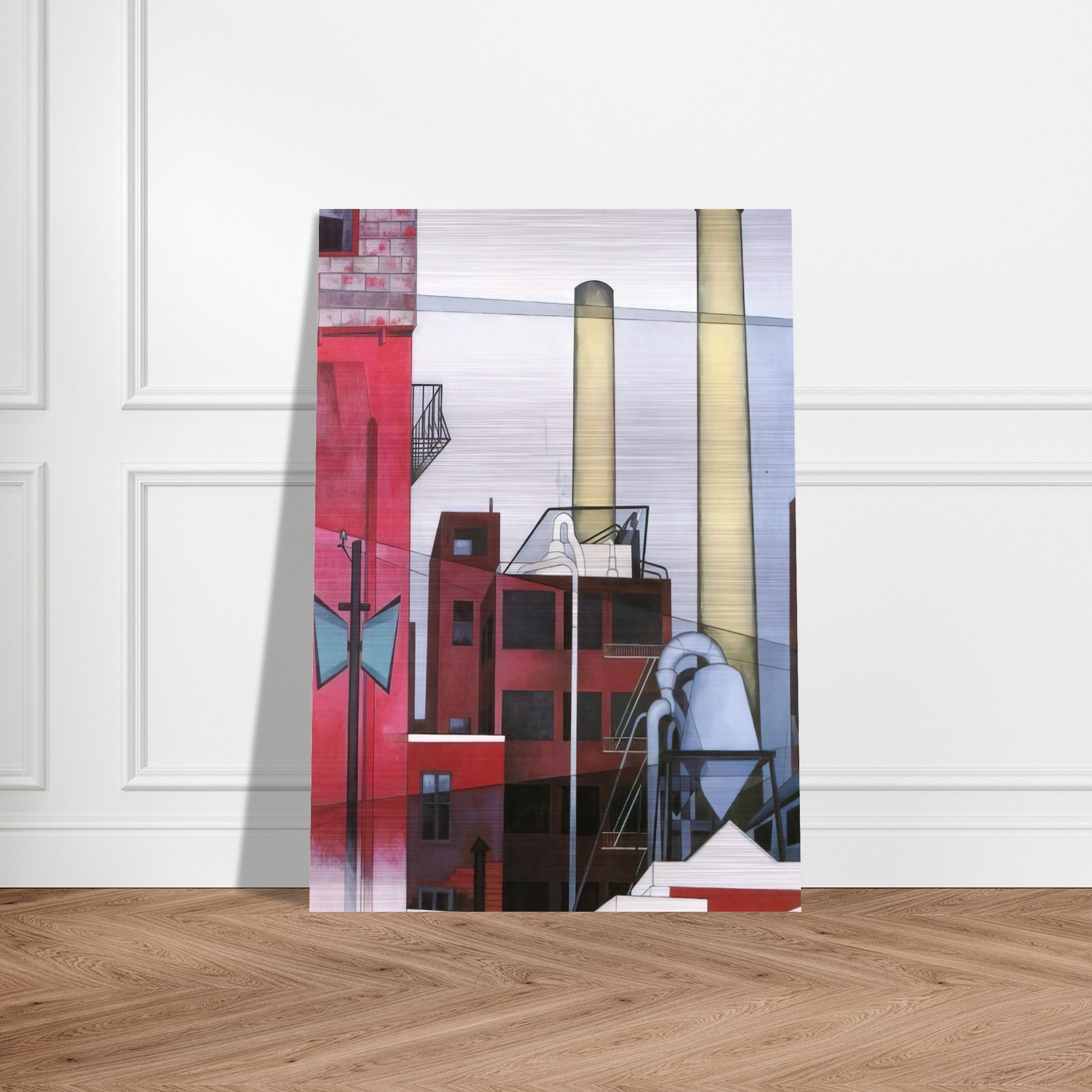 After All - 1933 - Charles Demuth Brushed Aluminum Print - 70x100 cm / 28x40 inches | Charles Demuth Aluminum Print | Charles Demuth Prints