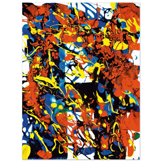 Sam Francis - Untitled  SFP94-73  SFF 1747  Fine Art Poster - Default Title