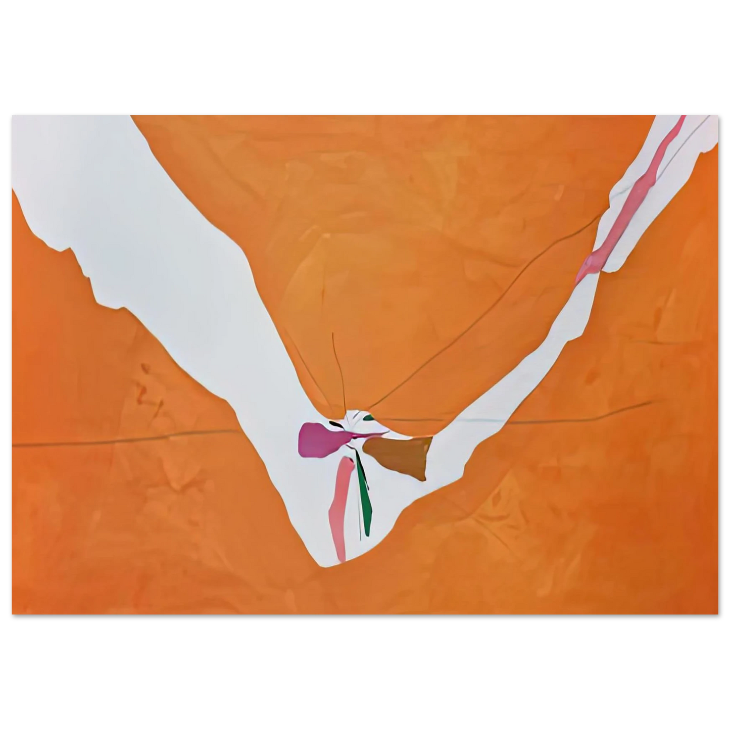 Helen Frankenthaler - Chairman of the Board, 1971- Wall Art - 21x29.7 cm / 8x12" - Premium Wooden Framed Poster With Fine Art Paper - Wood frame
