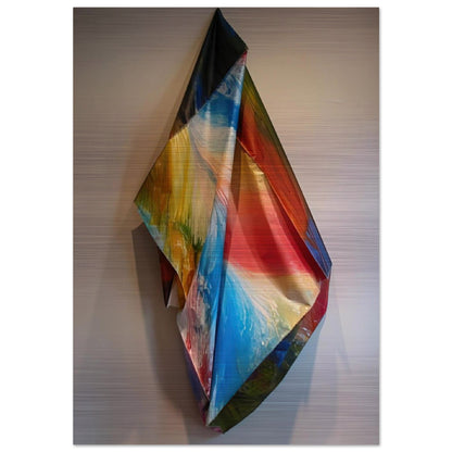 Tempo Series #2 - Sam Gilliam Brushed Aluminum Print - 70x100 cm / 28x40 inches | Sam Gilliam Aluminum Print | Sam Gilliam Prints