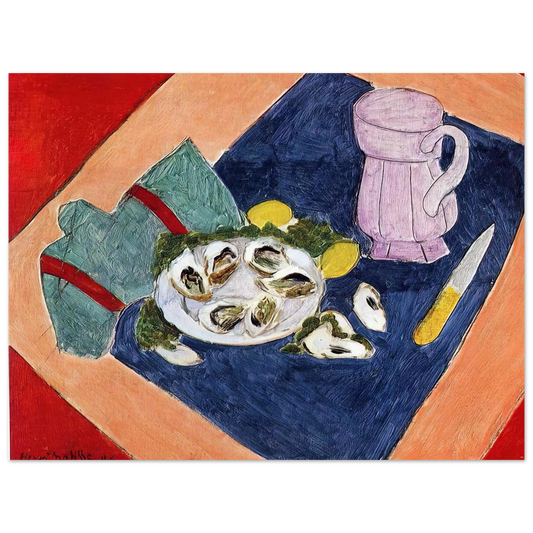 Henri Matisse - STILL LIFE WITH OYSTERS 1940 Fine Art Poster - Default Title