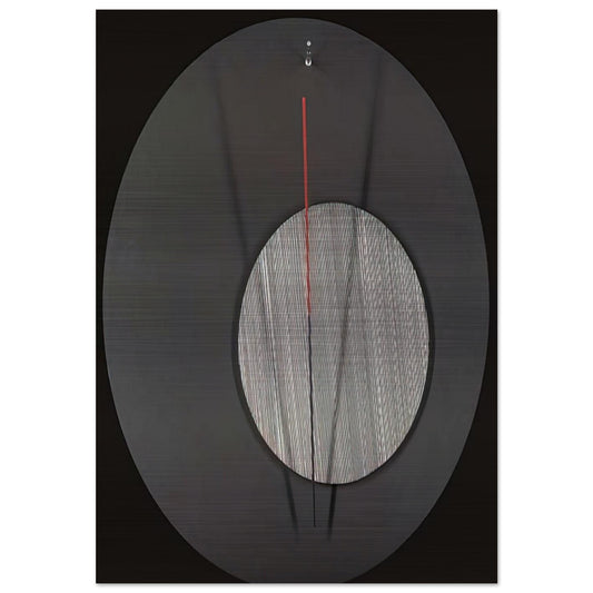 L OEIL DE BOEUF - Jesus Rafael Soto Brushed Aluminum Print - 70x100 cm / 28x40 inches | Jesus Rafael Soto Aluminum Print | Jesus Rafael Soto Prints