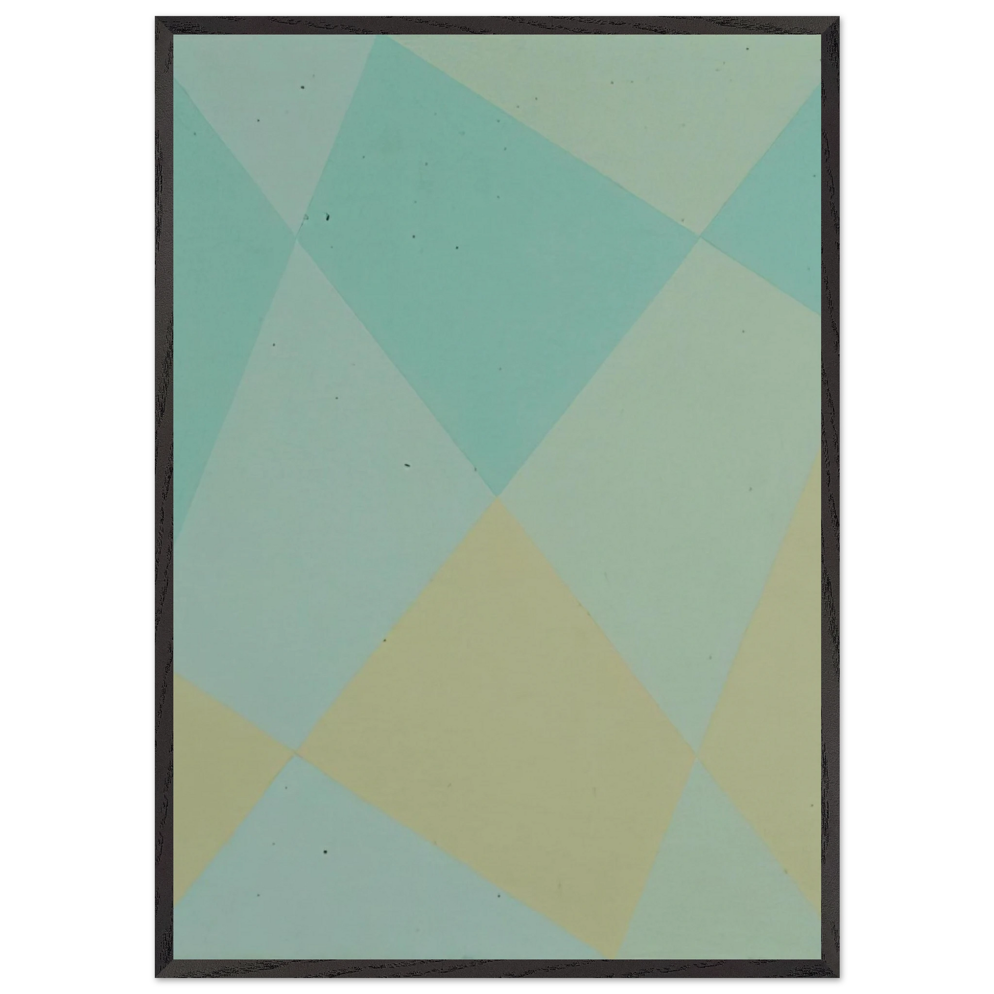 Dynamische farbdurchdringung - Concretism - Max Bill Framed Art Print – Black Wooden Frame - Default Title - -Framed Art Print