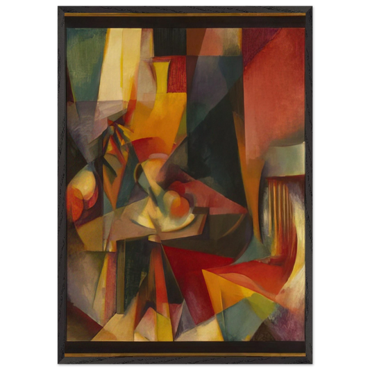 Synchromy No 3 - Synchromism - Morgan Russell Framed Art Print – Black Wooden Frame - Default Title - -Framed Art Print