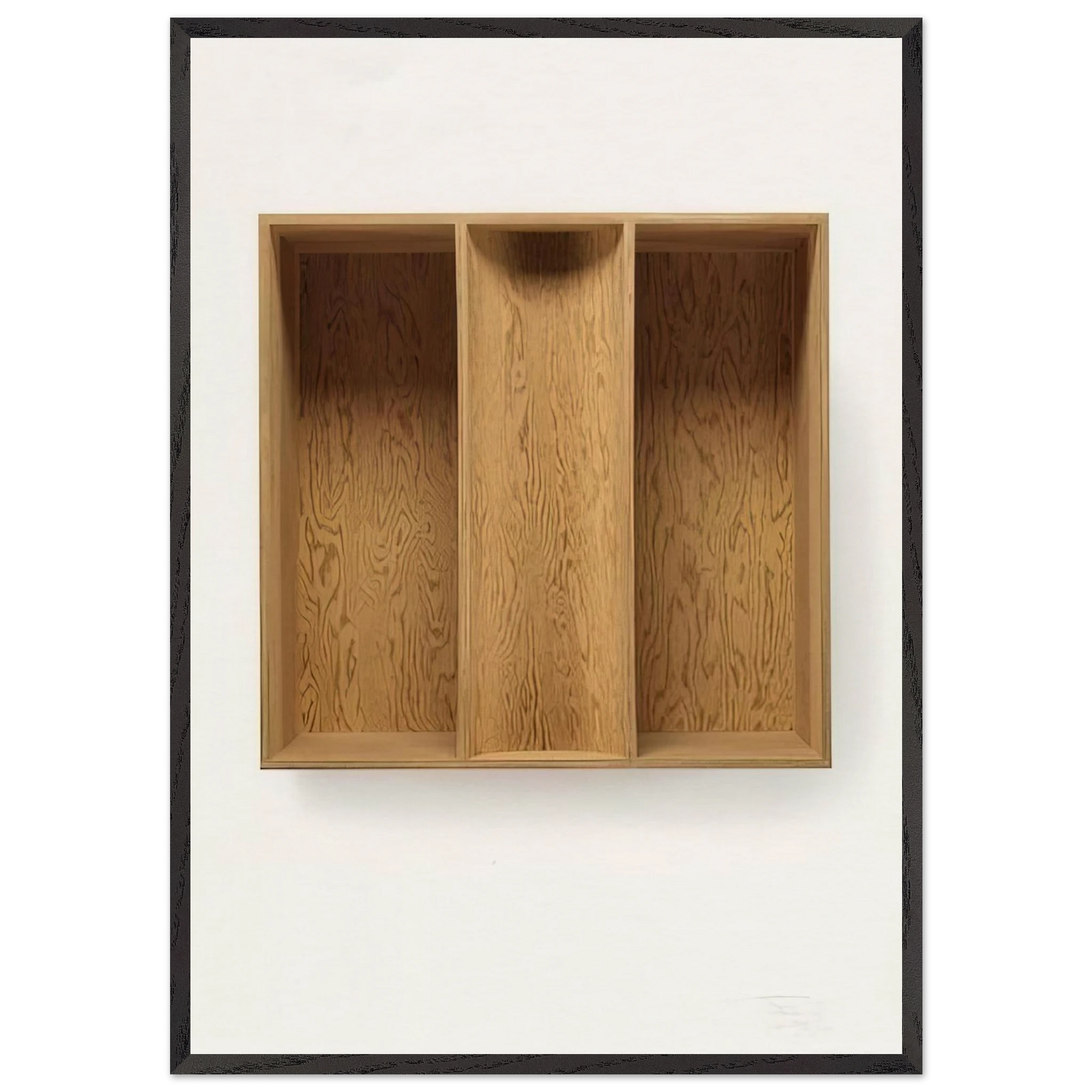 Untitled 91-7 Ballantine - 1991 - Donald Judd Framed Art Print – Black Wooden Frame - Default Title - -Framed Art Print