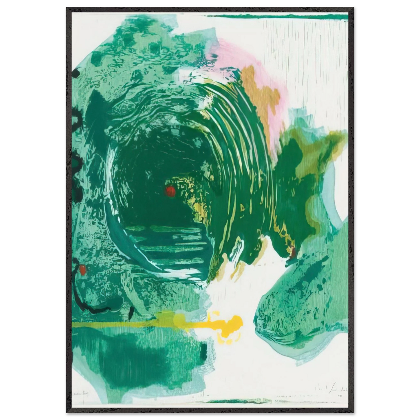 Helen Frankenthaler - Radius - 1993 Wall art - 60x90 cm / 24x36 inches - Fine Art Poster - -
