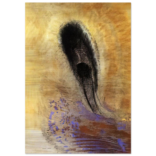 UNDERWATER VISION 1 - Odilon Redon Brushed Aluminum Print - 70x100 cm / 28x40 inches | Odilon Redon Aluminum Print | Odilon Redon Prints