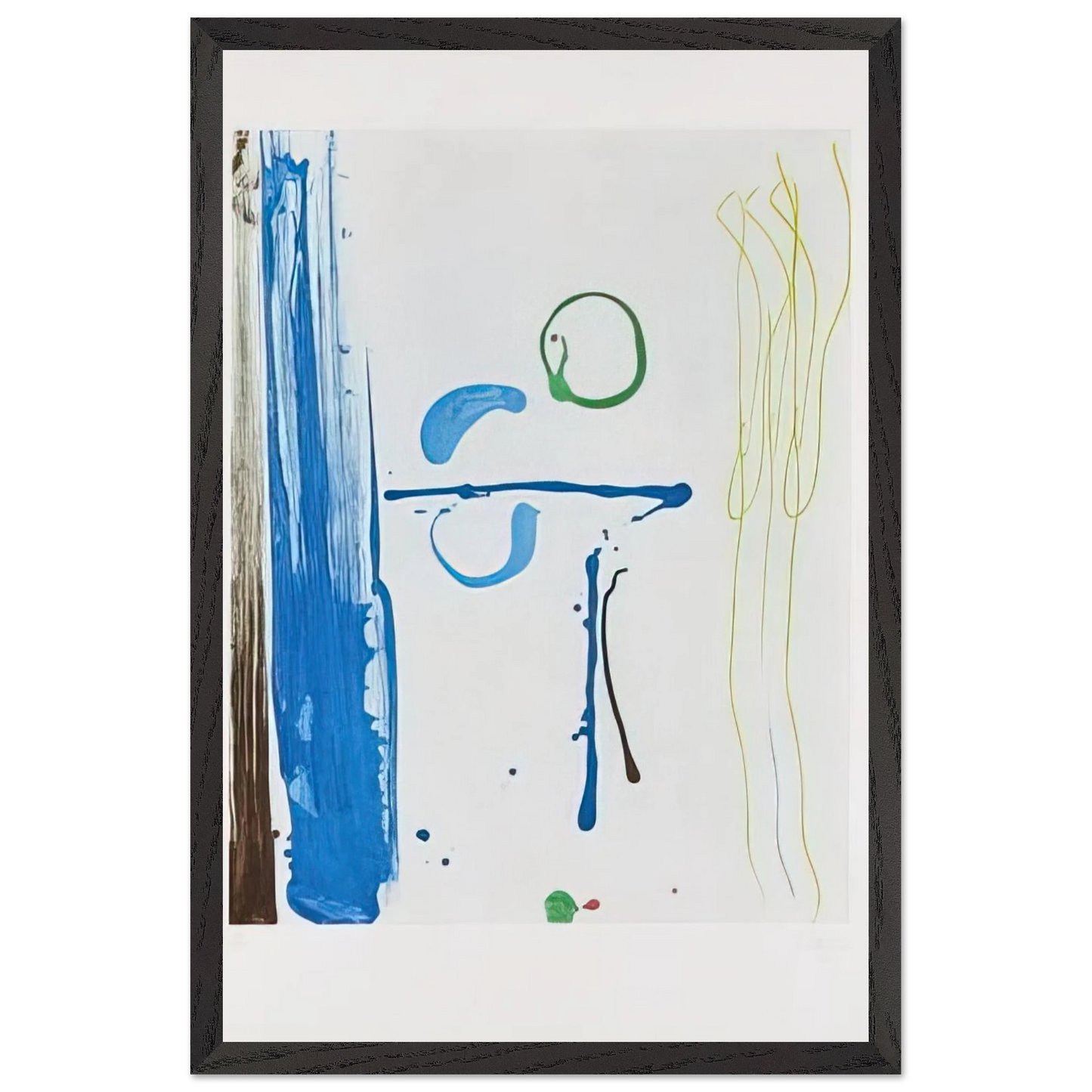 Helen Frankenthaler - Sunshine After Rain - 1987 Wall art - 15x20 cm / 6x8 inches - Fine Art Poster - -
