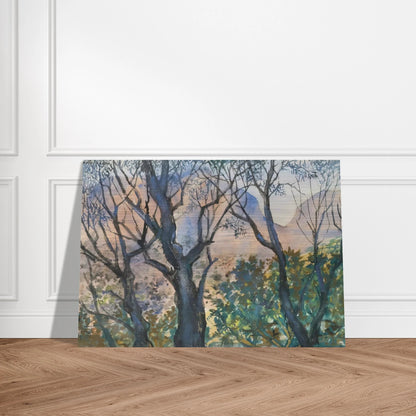 Pink Light - Post-Impressionism - Natalia Goncharova Brushed Aluminum Print - 70x100 cm / 28x40 inches | Natalia Goncharova Aluminum Print | Natalia Goncharova Prints