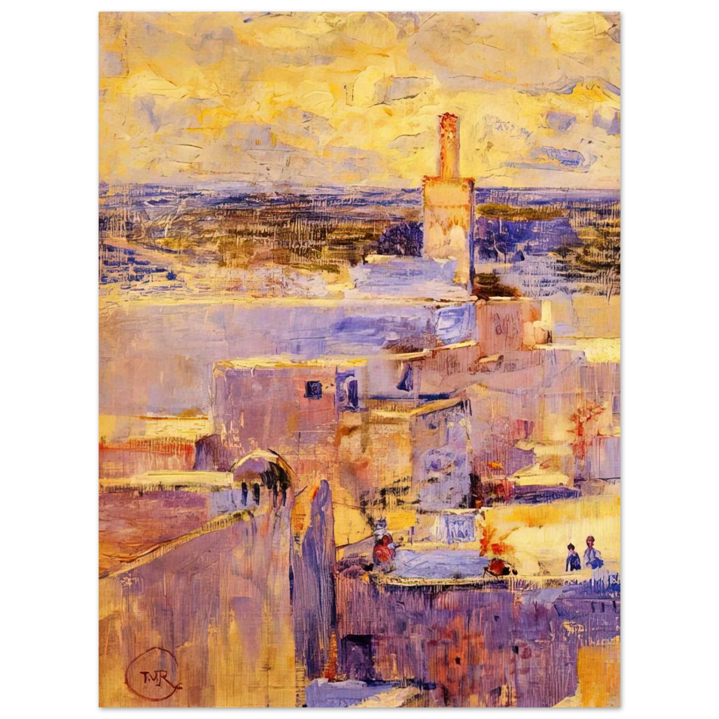 Theo van Rysselberghe - VIEW OF MEKNES MOROCCO Fine Art Poster - Default Title