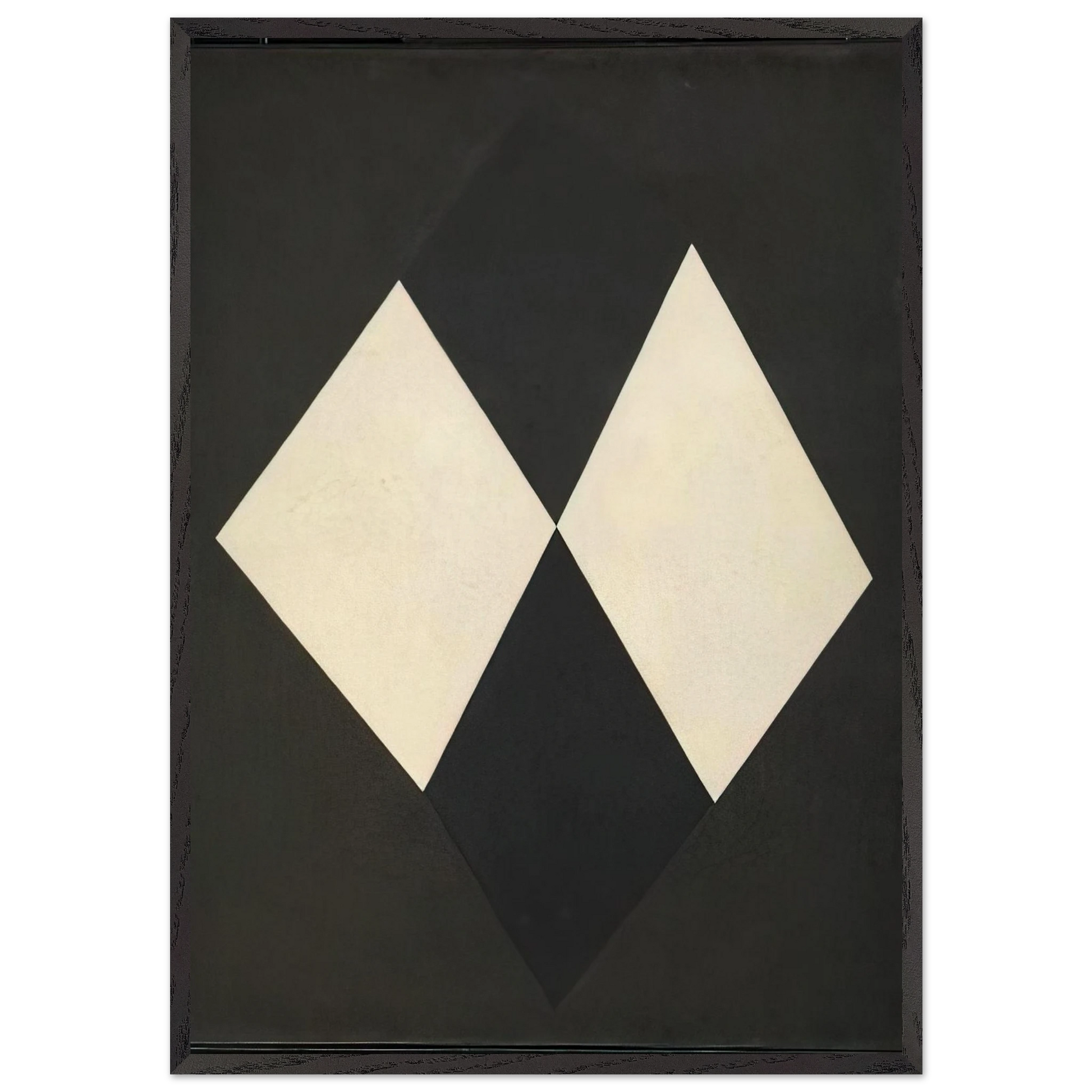 Untitled - 1963 N12 - Mira Schendel Framed Art Print – Black Wooden Frame - Default Title - -Framed Art Print