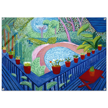 David Hockney - David Hockney Acrylic Print - 70x100 cm / 28x40″ inches | David Hockney Wall Art | David Hockney Prints