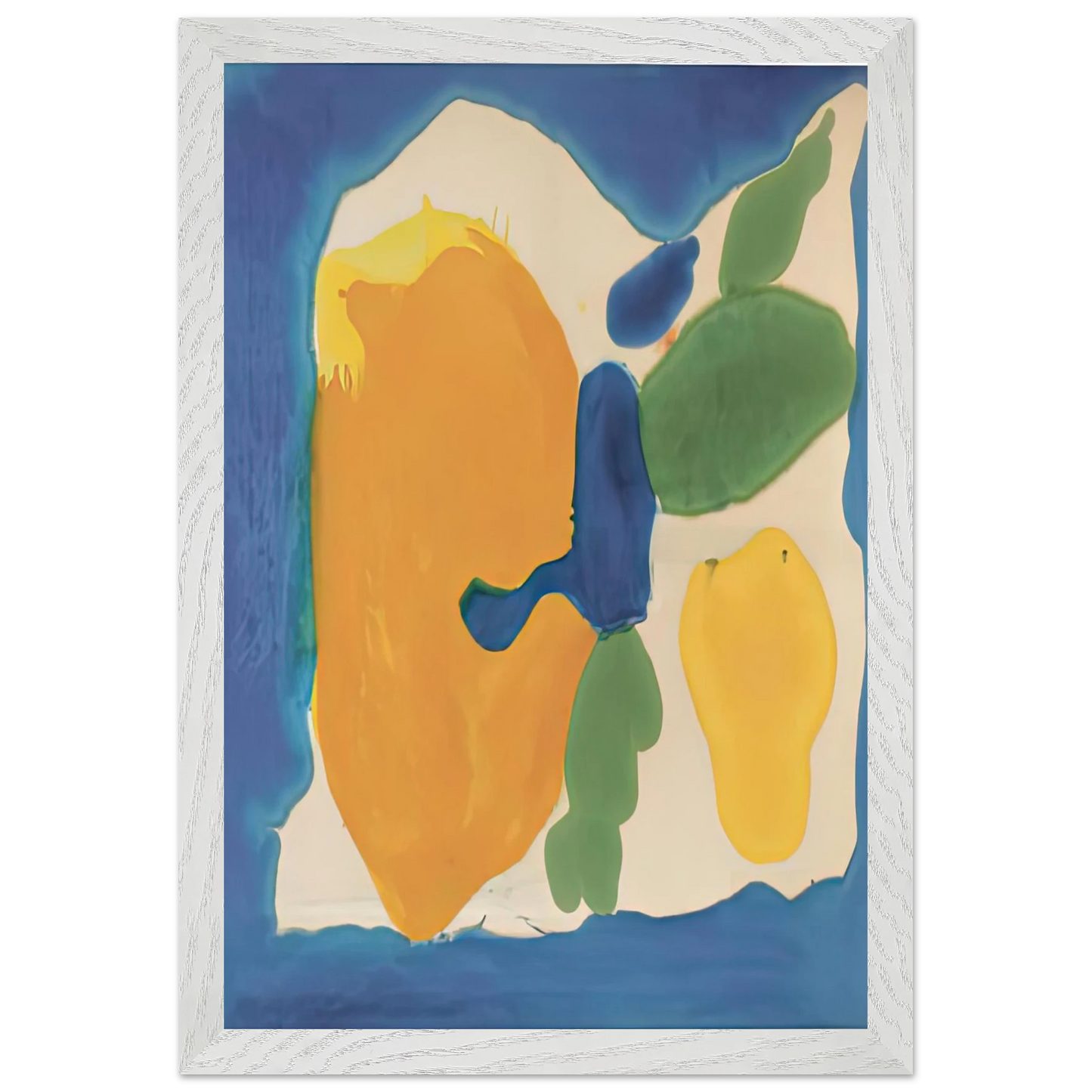 Helen Frankenthaler - Provincetown Window, 1963-64- Wall Art - 30x40 cm / 12x16 inches - Premium Wooden Framed Poster With Fine Art Paper - Wood frame