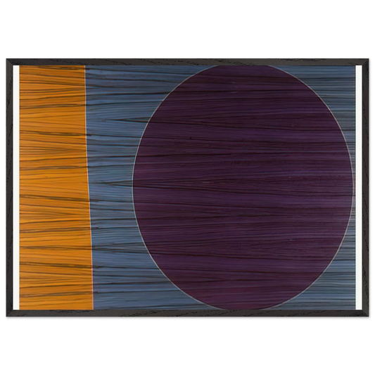 Rhinoceros 3 - Sam Gilliam Framed Art Print – Black Wooden Frame - Default Title - -Framed Art Print