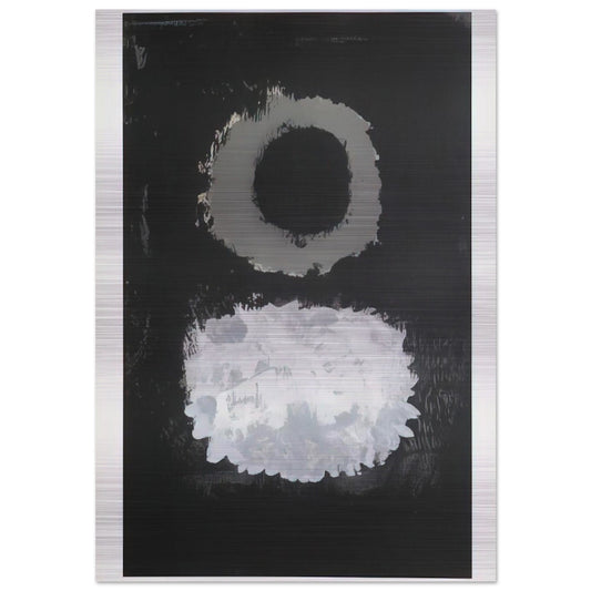 Black Field - 1972 - Adolph Gottlieb Brushed Aluminum Print - 70x100 cm / 28x40 inches | Adolph Gottlieb Aluminum Print | Adolph Gottlieb Prints
