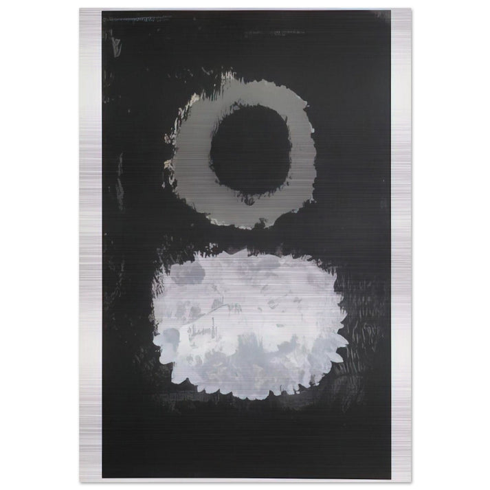Black Field - 1972 - Adolph Gottlieb Brushed Aluminum Print - 70x100 cm / 28x40 inches | Adolph Gottlieb Aluminum Print | Adolph Gottlieb Prints