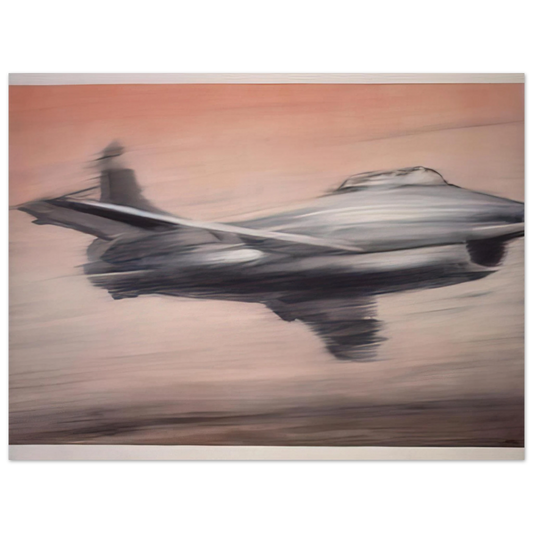 Gerhard Richter - JET FIGHTER 1963 Fine Art Poster - Default Title