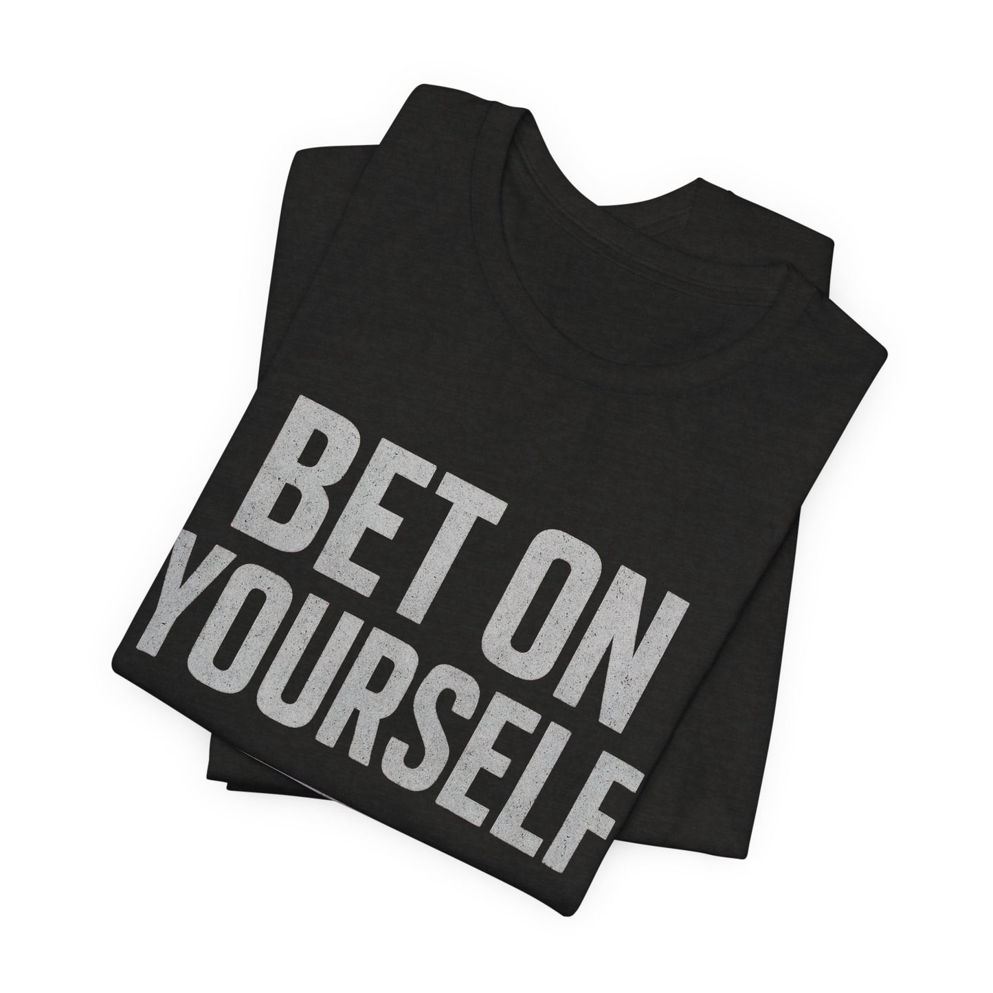 Fitness Motivation Tee - Gymish Lifestyle Bet On Yourself Workout Shirts for Men