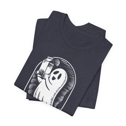 just a dad who always came back with milk halloween T-shirt - Maglietta Unisex in Jersey a Maniche Corte
