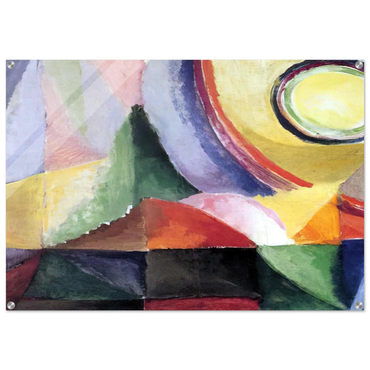 ELECTRIC PRISMS - Sonia Delaunay Acrylic Print - 70x100 cm / 28x40″ inches