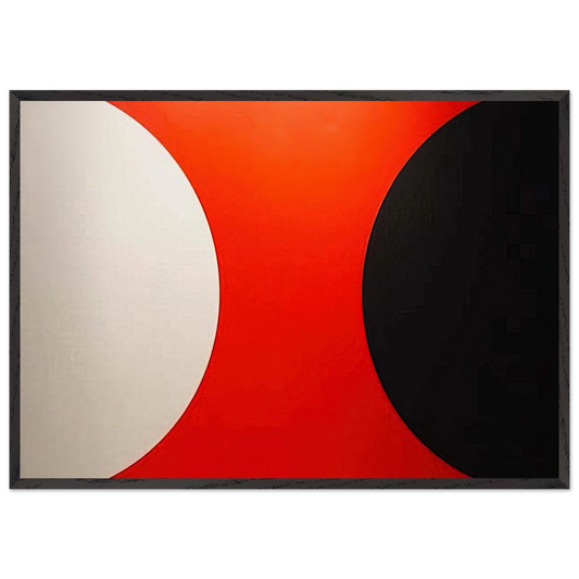 Omega IX - 1961 - Alexander Liberman Framed Art Print – Black Wooden Frame - Default Title - -Framed Art Print