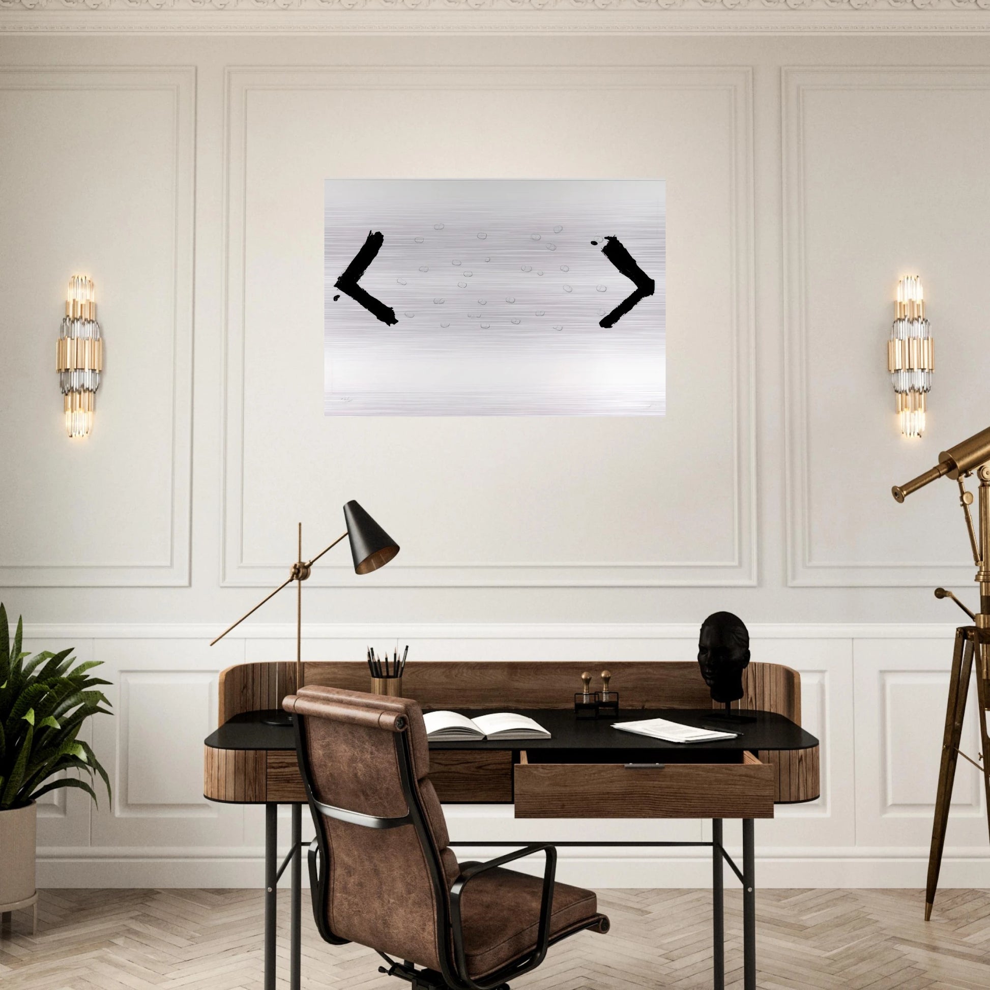LES HARICOTS 1969 - Antoni Tapies Brushed Aluminum Print - 70x100 cm / 28x40 inches | Antoni Tapies Aluminum Print | Antoni Tapies Prints