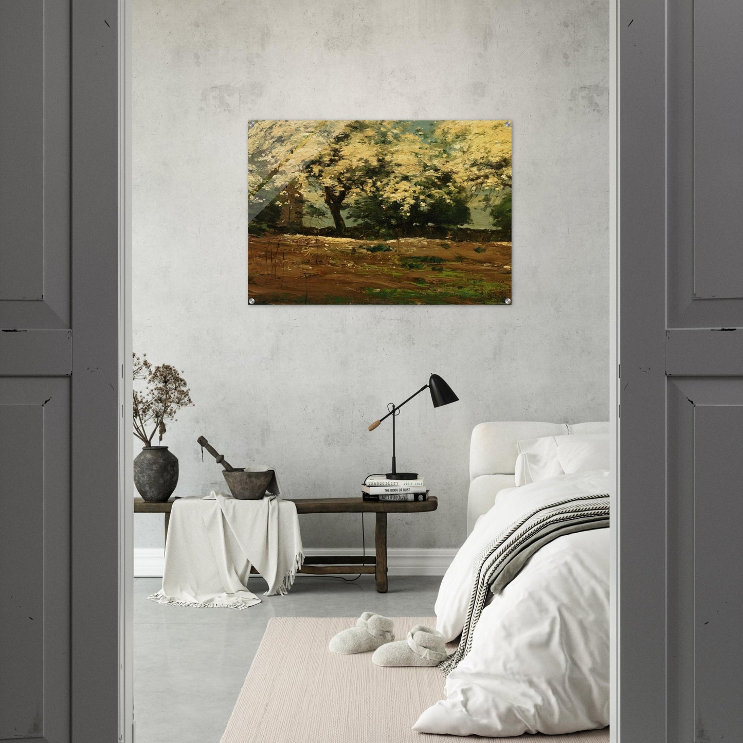 Blossoms - Childe Hassam Acrylic Print - 70x100 cm / 28x40″ inches