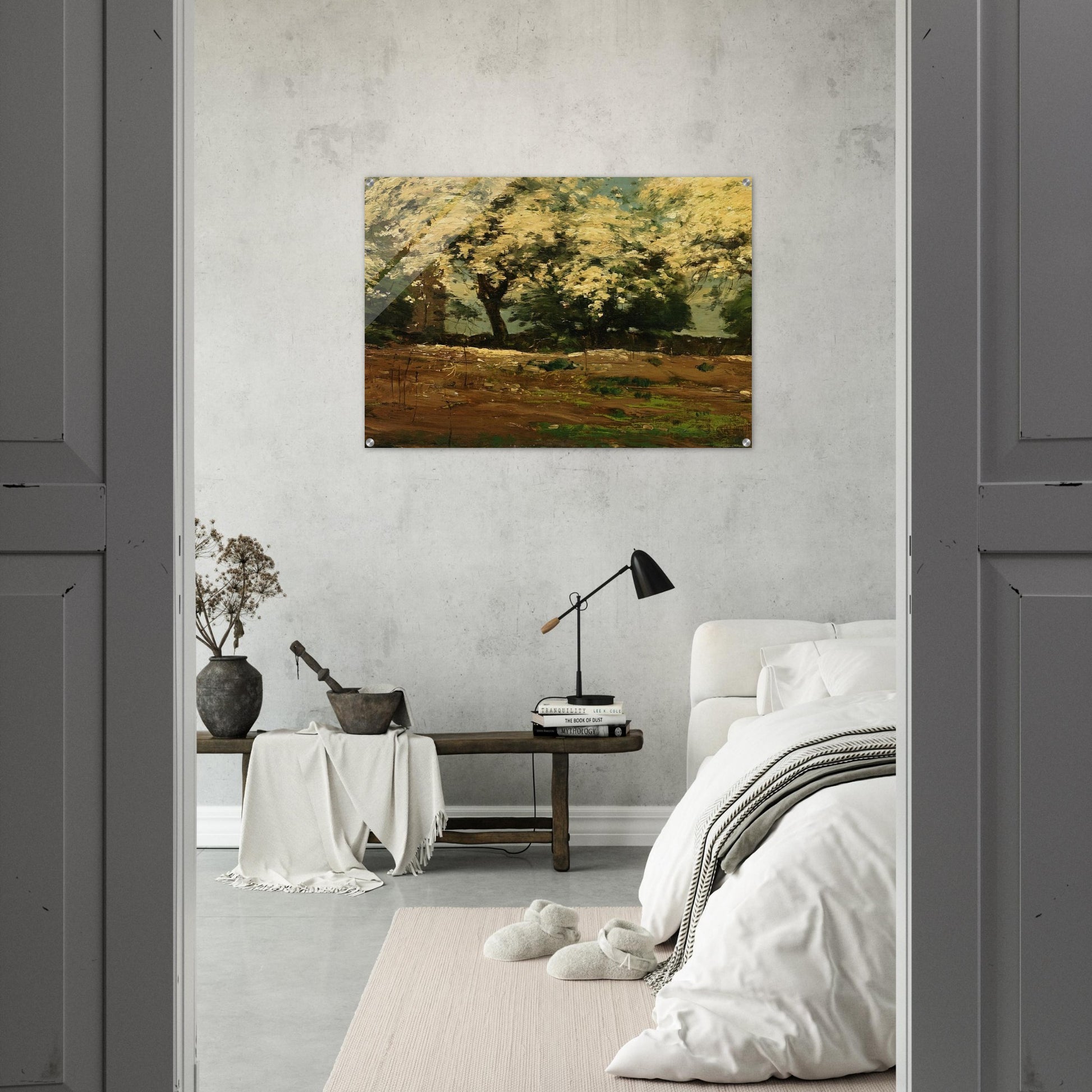 Blossoms - Childe Hassam Acrylic Print - 70x100 cm / 28x40″ inches