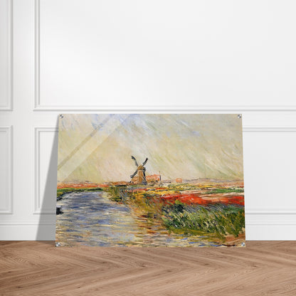 Tulip Field in Holland - claude monet Acrylic Print - 70x100 cm / 28x40″ inches