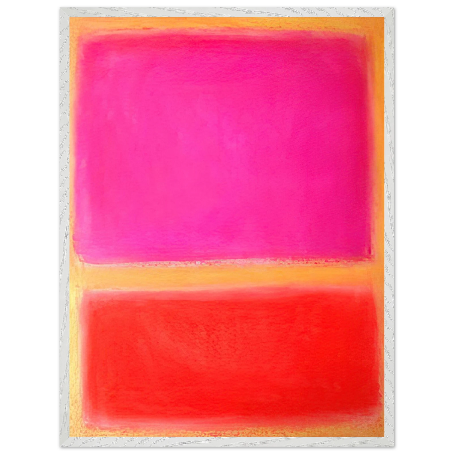 Helen Frankenthaler - Untitled - Color Field Painting Wall art - 70x100 cm / 28x40 inches - Premium Wooden Framed Poster With Fine Art Paper - Black frame