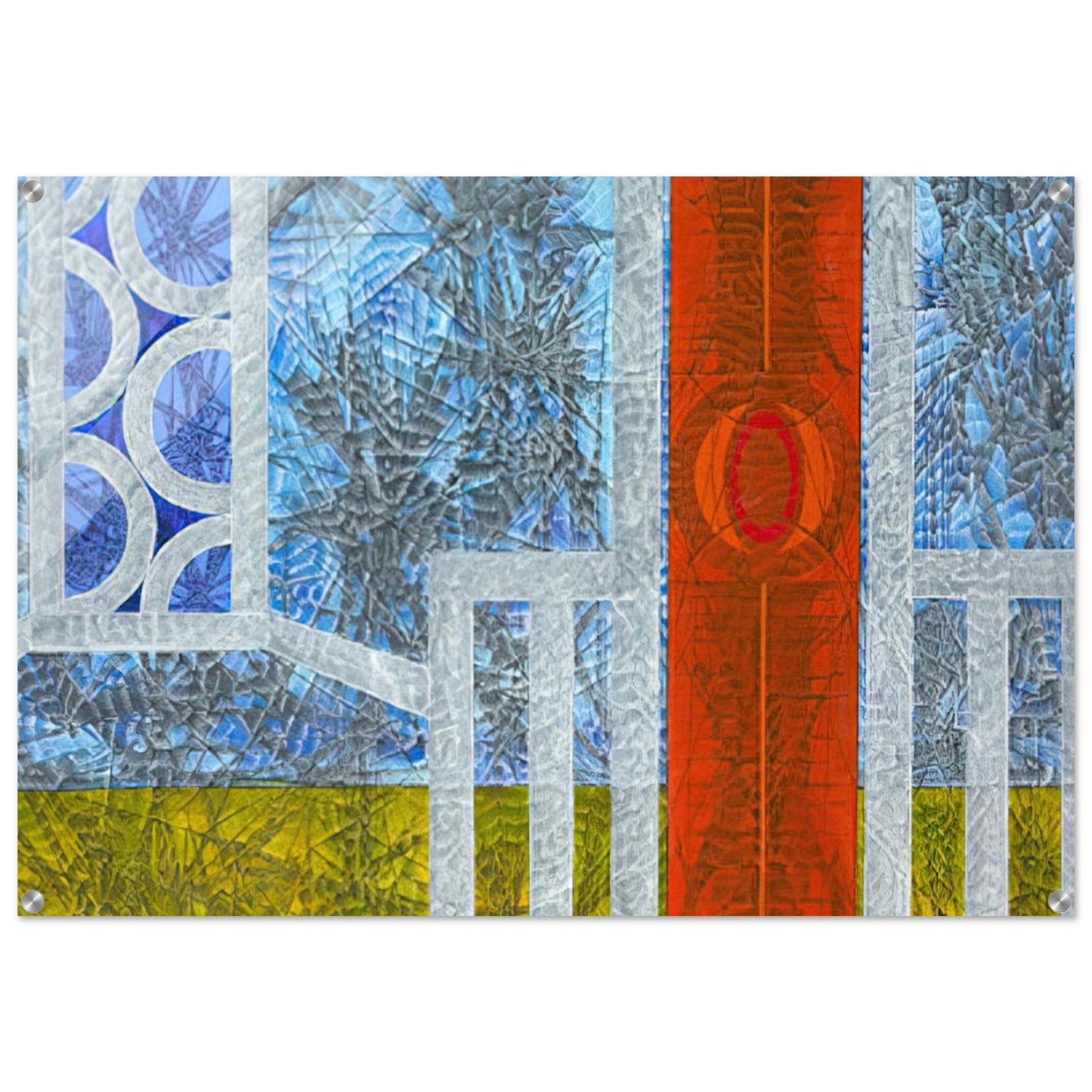 Epilogue - 1974 - Jimmy Ernst Acrylic Print - 70x100 cm / 28x40″ inches | Jimmy Ernst Wall Art | Jimmy Ernst Prints