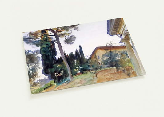 Corfu By John Singer Sargent Pack of 10 Post Cards | John Singer Sargent Post Cards | A6 (10.5 x 14.8 cm) - 4.1 x 5.8 inches