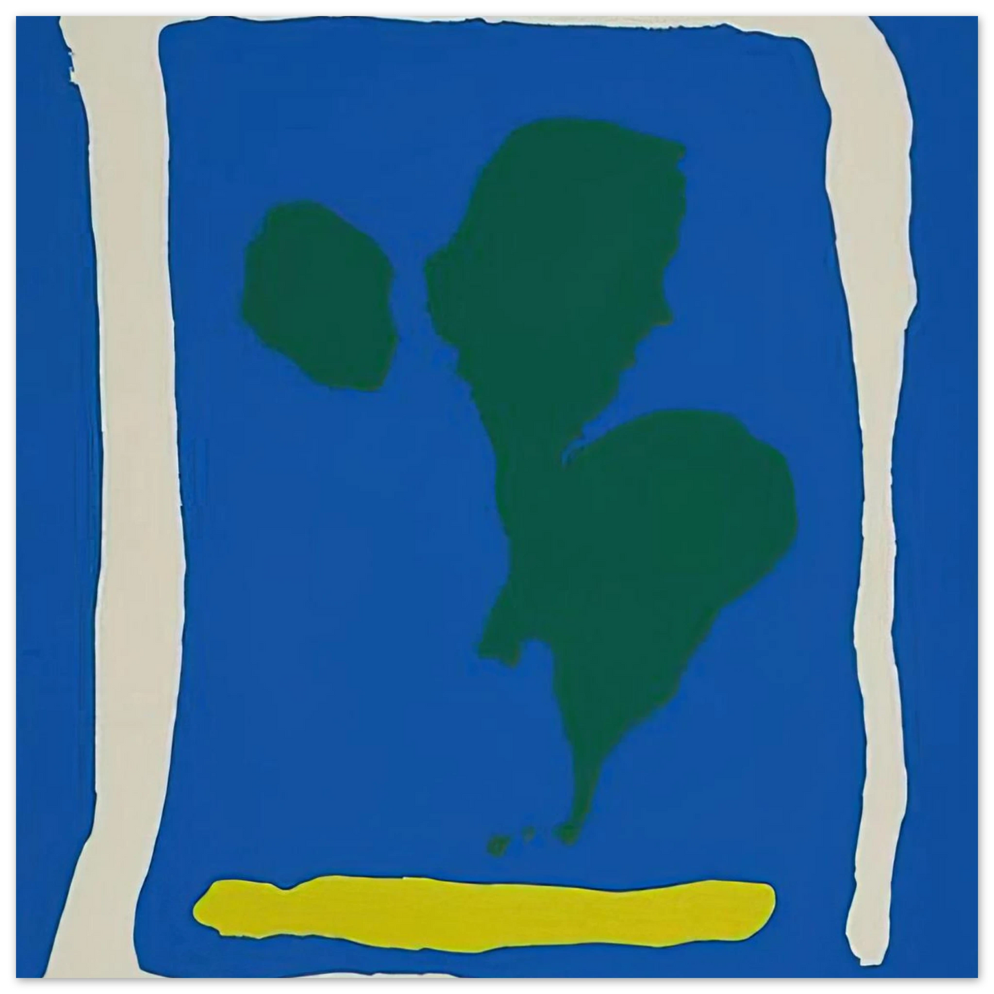 Helen Frankenthaler - Air Frame - 1965 Wall art - 15x20 cm / 6x8 inches - Fine Art Poster - -