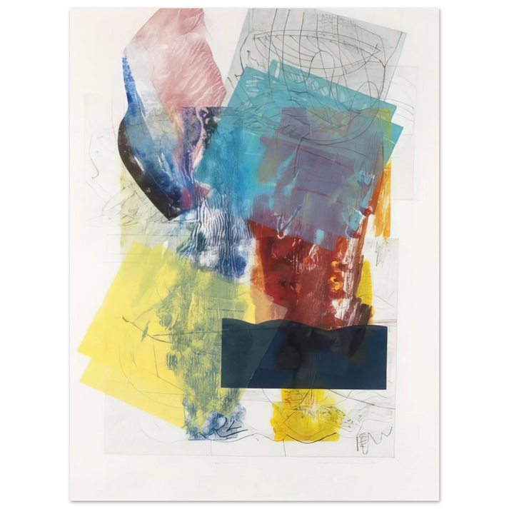 Sam Gilliam - Aviation 3  75x100 cm / 30x40inches Fine Art Poster