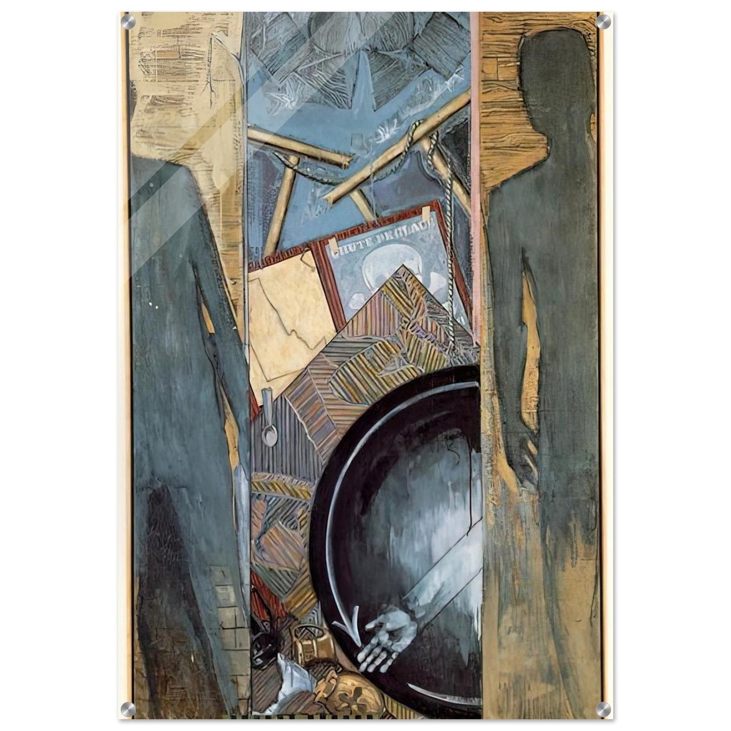 FALL - Jasper Johns Acrylic Print - 70x100 cm / 28x40″ inches | Jasper Johns Wall Art | Jasper Johns Prints