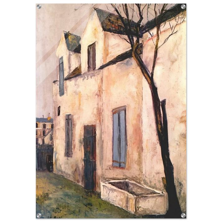 THE DEBRAY FARM - Maurice Utrillo Acrylic Print - 70x100 cm / 28x40″ inches