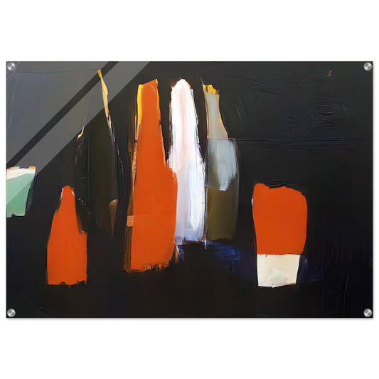 Bouteilles - Art Informel - Nicolas de Stael Acrylic Print - 70x100 cm / 28x40″ inches | Nicolas de Stael Wall Art | Nicolas de Stael Prints