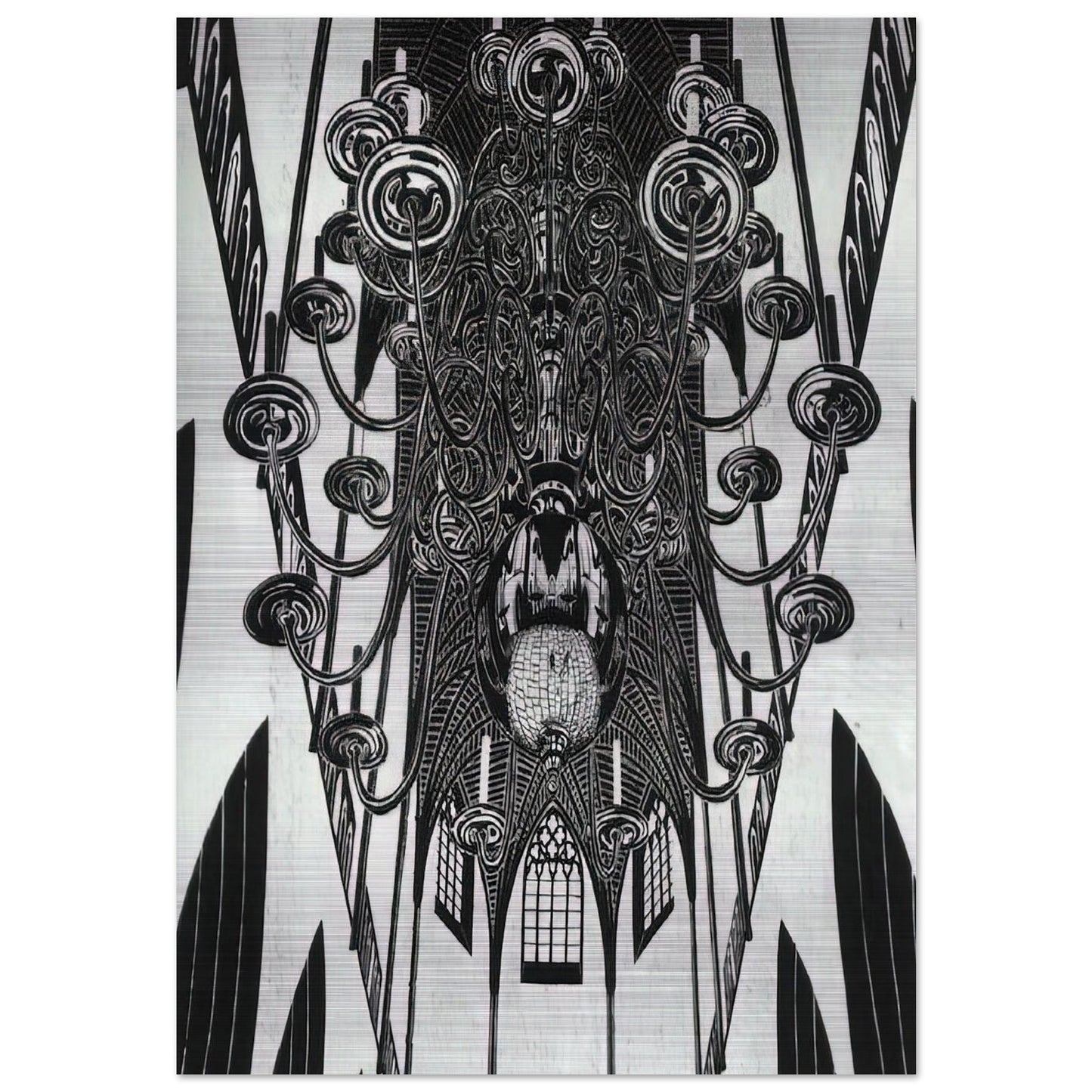 ESCHER (2) - MC Escher Brushed Aluminum Print - 70x100 cm / 28x40 inches | MC Escher Aluminum Print | MC Escher Prints