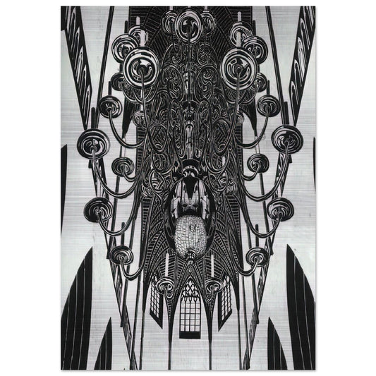 ESCHER (2) - MC Escher Brushed Aluminum Print - 70x100 cm / 28x40 inches | MC Escher Aluminum Print | MC Escher Prints