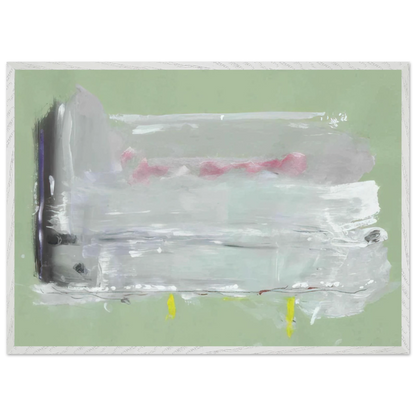 Helen Frankenthaler - Untitled - 1984 Wall art - A2 (42 x 59.4  cm) - Premium Wooden Framed Poster With Fine Art Paper-canvas - Wood frame