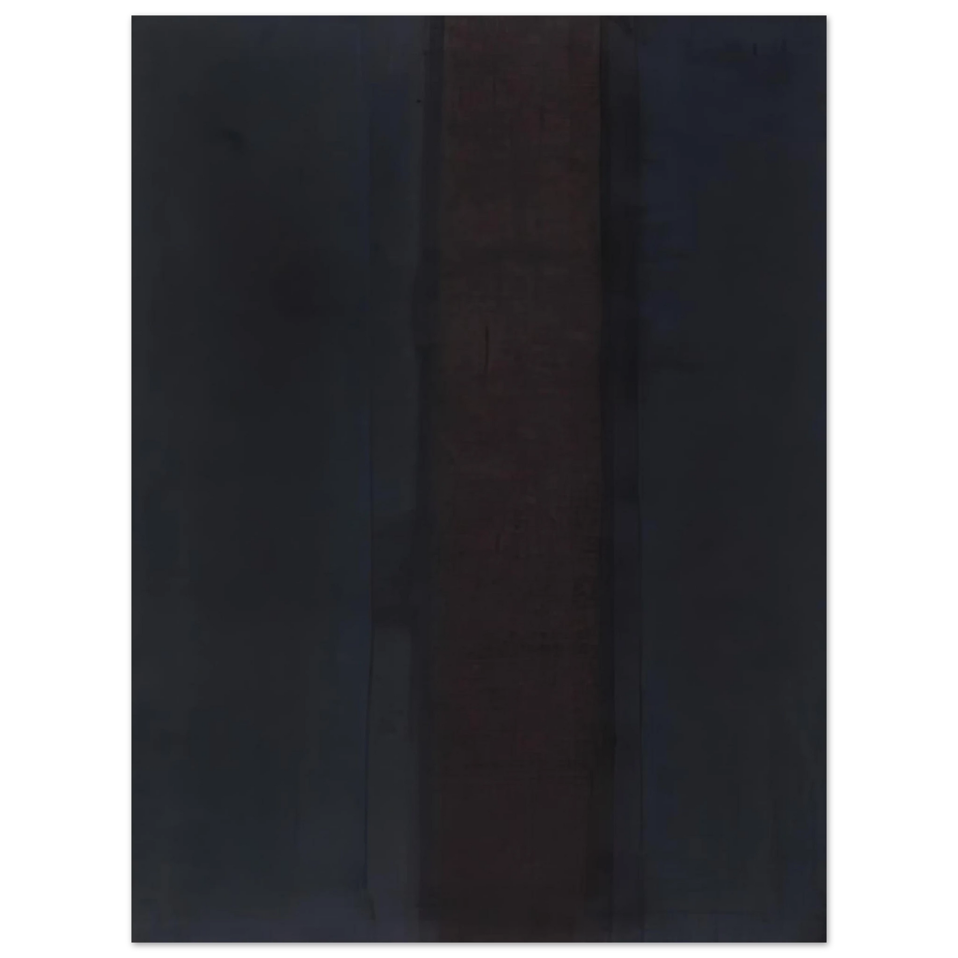 Yun Hyong-keun - Umber Blue - 1987 Fine Art Poster - Default Title